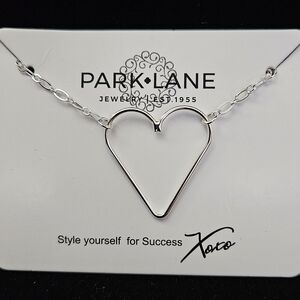 Park Lane Silver Heart Necklace